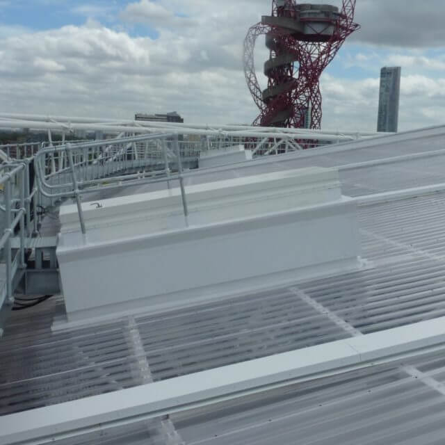 olympic stadium Waterproofing and access hatch installation